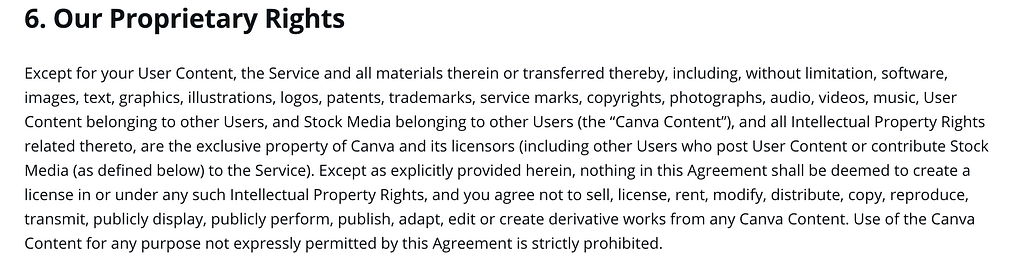  [screenshot of the copyright terms]